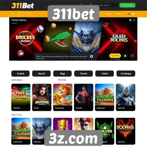 Análise da oferta de jogos no site 311bet
